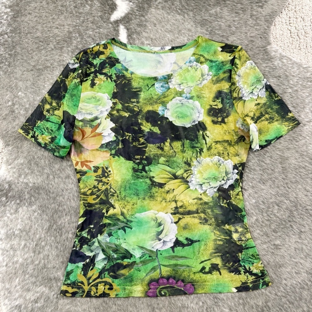 Mesh Floral Top Small - Picture 4 of 10